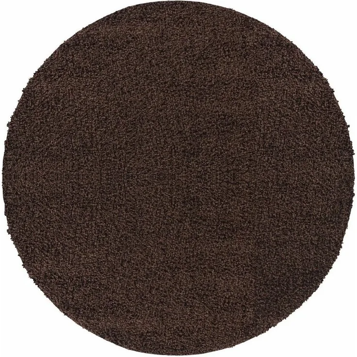 Teppium Teppich Unicolor - Einfarbig, Rechteckig, Höhe: 30 mm, Einfarbig Shaggy Teppich Wohnzimmer Langflor versch. farben und größen