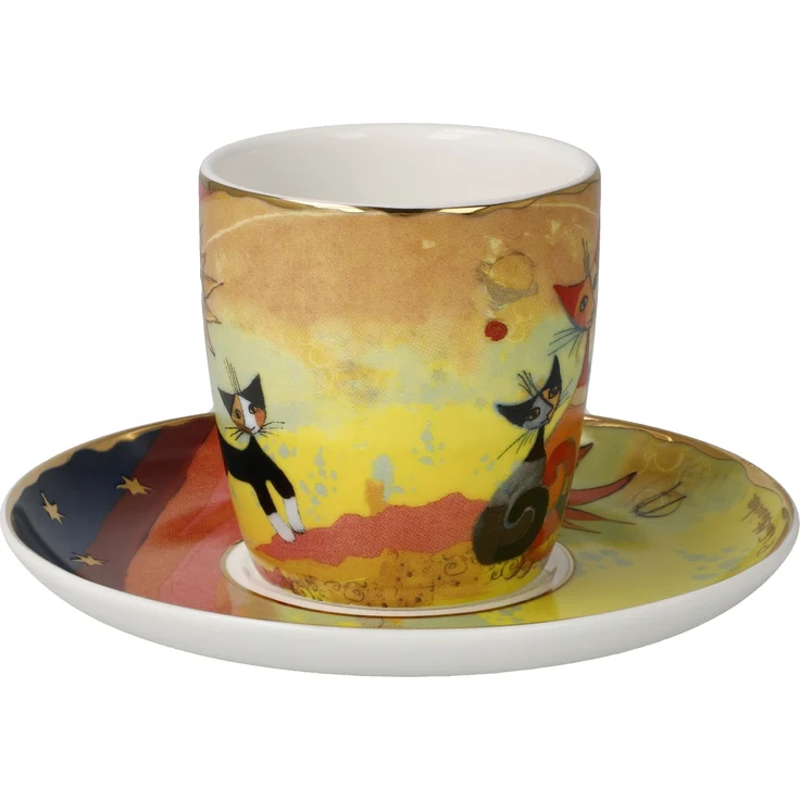 Goebel / Rosina Wachtmeister Gatti in autunno,Espressotasse,12,0cm x 12,0cm x 6,5cm / Fine Bone China / 12,0cm x 12,0cm x 6,5cm – Bild 5