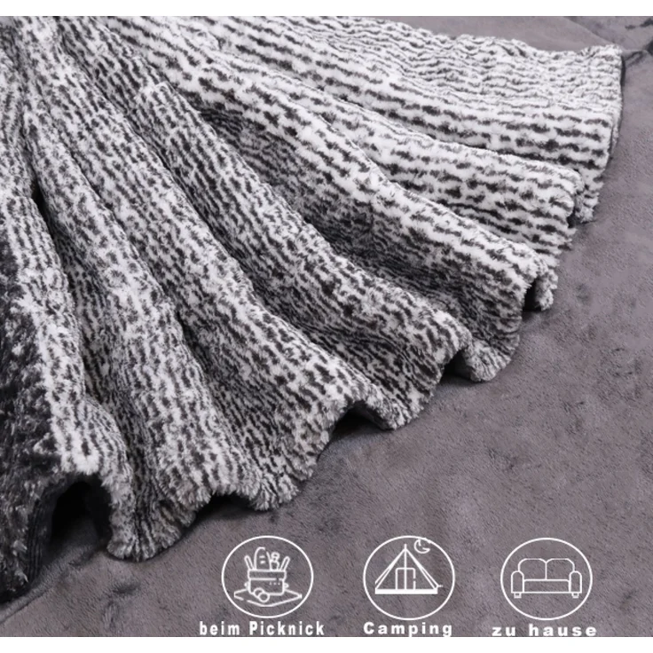 Wohndecke Kuscheldecke XXL MAILAND 150 cm x 200 cm, Betz – Bild 3