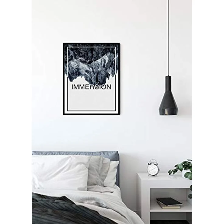 Komar Immersion Steel Wandbild, Fotoposter ohne Rahmen, 40 x 50 cm, hochwertige Druckqualität auf Premium-Papier, für Wohnzimmer und Schlafzimmer – Bild 3