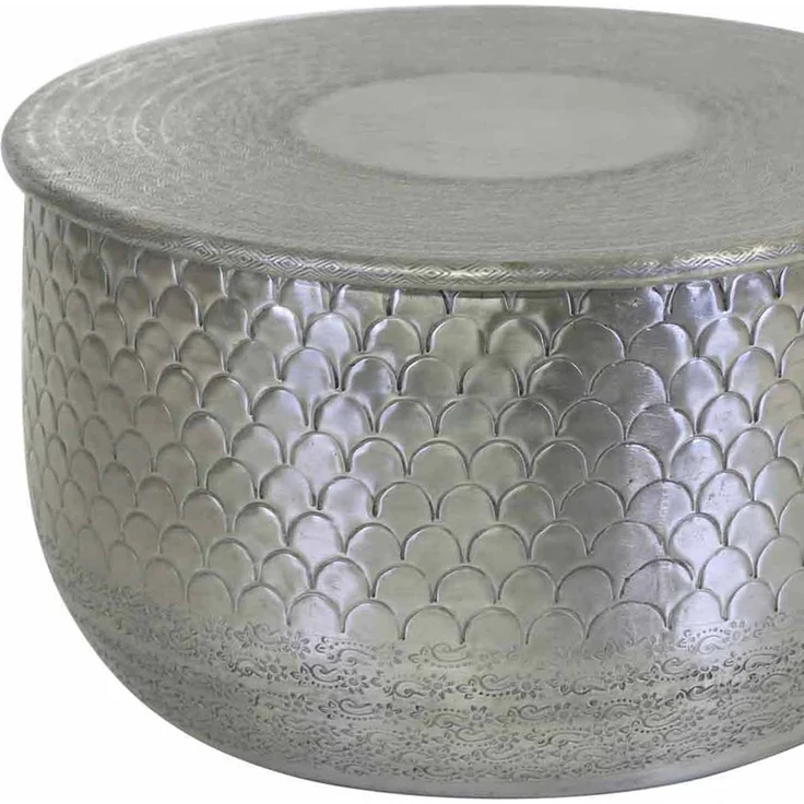 Orientalischer Beistelltisch Alava Silber M – Bild 2