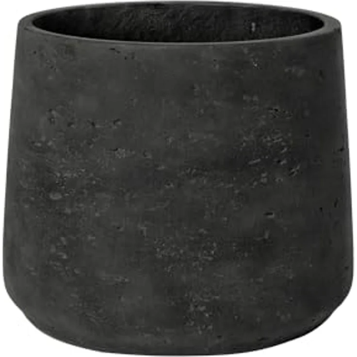 Pottery Pots Blumentopf, Muster Grau-Schwarz, Durchmesser 34 cm, Höhe 28,5 cm – Bild 1