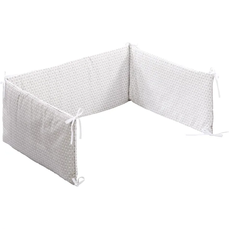 Alvi Nestchen Standard mit Vliesfüllung Raute taupe 180 cm