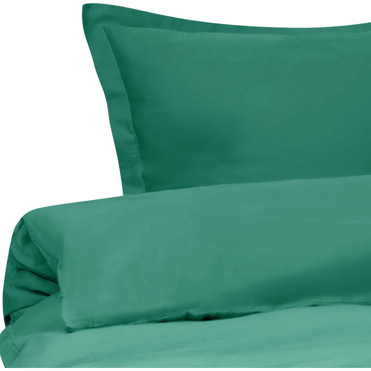 Bettwäsche-Set PARKROSE Baumwollsatin 200 x 200 cm Grün