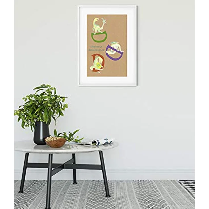 Komar Wandbild ABC Animal D, Kinderzimmer Poster zur ABC-Lernförderung, 40 x 50 cm, seidenmatte Oberfläche, lichtbeständig, ohne Rahmen, P036D-40x50 – Bild 2