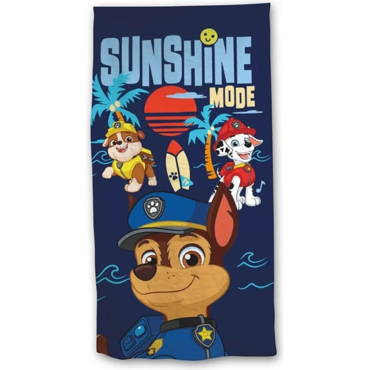 Paw Patrol Strandtuch 70 × 140 cm leicht und schnelltrocknend – Bild 1