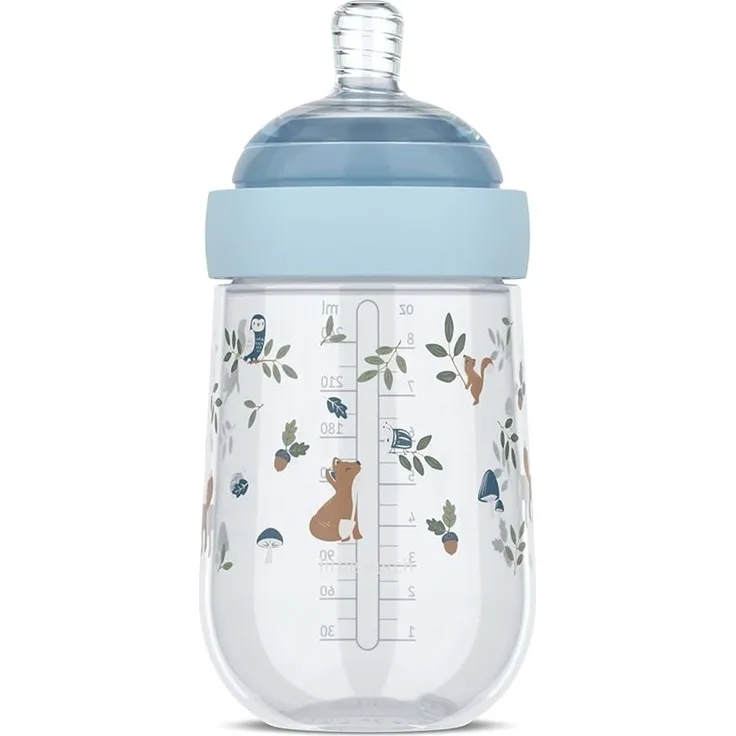 Mepal Forest Friends Babyflasche Mio - 240 ml Blau