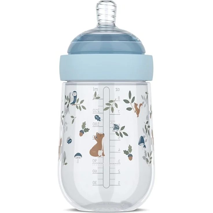 Mepal Forest Friends Babyflasche Mio - 240 ml Blau