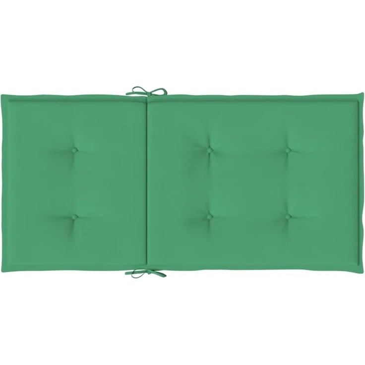 vidaXL Gartenstuhlauflagen für Niedriglehner 2 Stk. Grün 100x50x3 cm 47556 – Bild 7