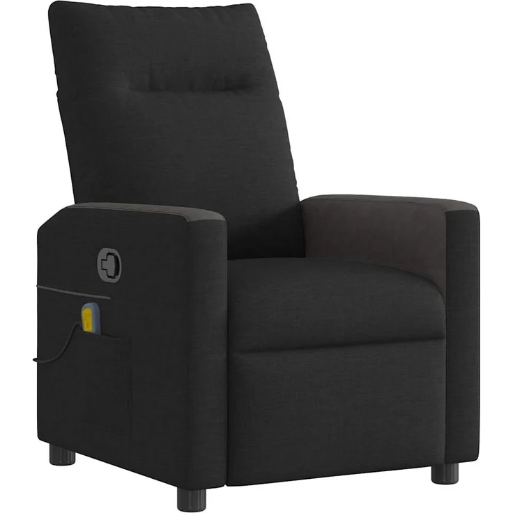 vidaXL Massagesessel Schwarz Stoff 4104834 – Bild 1
