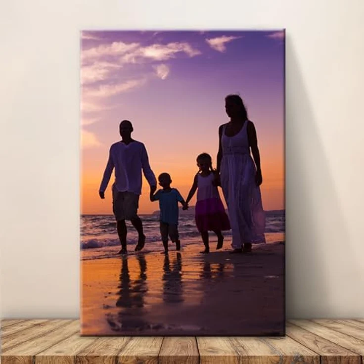 KL KUNSTLAB Foto auf Leinwand 60x90 cm, personalisierter Kunstdruck mit Holzrahmen, Handarbeit aus Leipzig – Bild 2