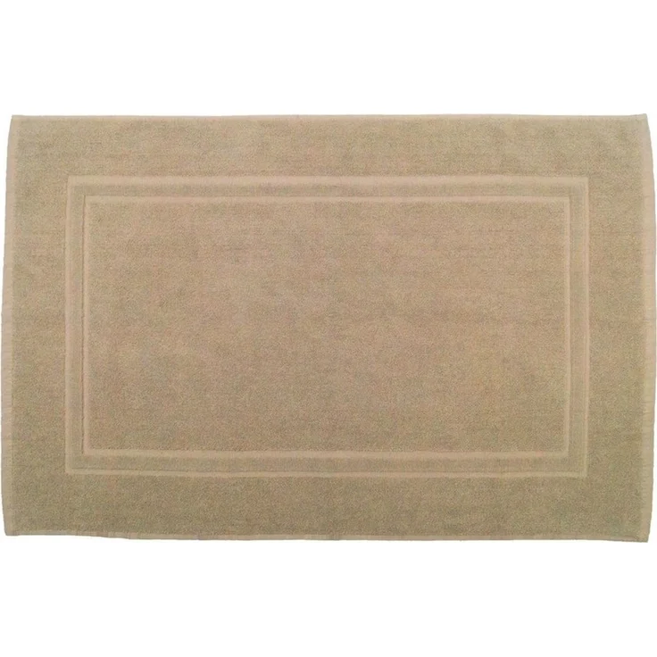 Julie Julsen Badematte 1-Badematte-Sand-50 x 40 cm, Baumwolle, Doppelrahmen – Bild 1