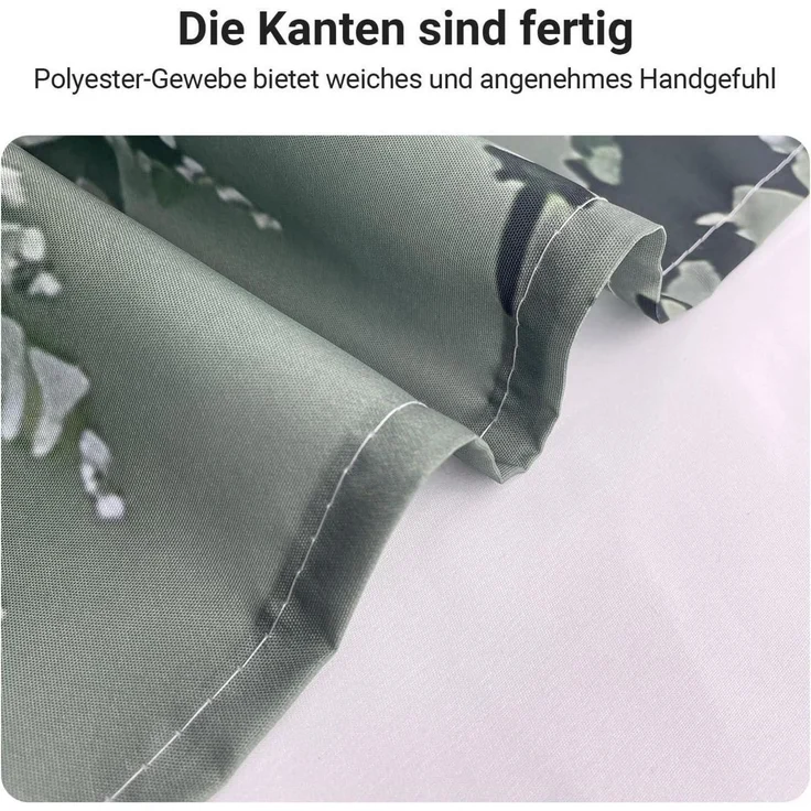 Duschvorhang Wald Muster 200x200cm Wasserabweisend inkl. Ringe 13er Pack – Bild 5