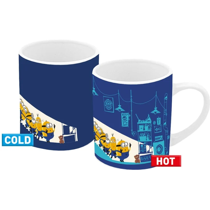 Geda Labels GmbH Tasse Farbwechsel More than a Minion, 1-tlg, Keramik, Blau, 250ml, mit Thermoeffekt – Bild 1