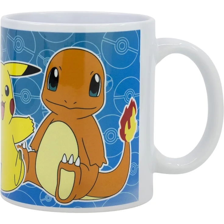 Pokémon Pikachu Schiggy Glumanda Kinder-Becher Tasse im Geschenkkarton
