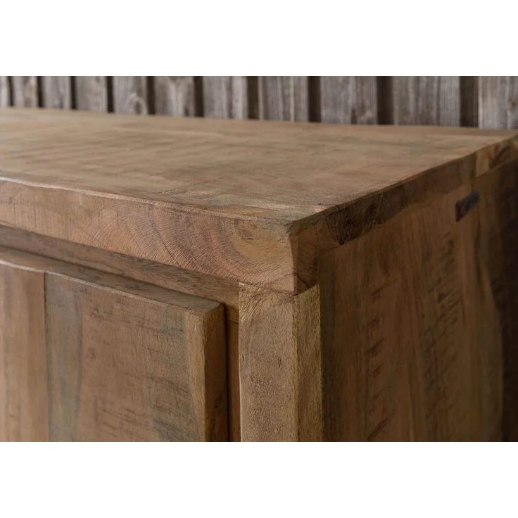 Schrank Akazie 118x40x180 natur lackiert BARK #101 – Bild 7