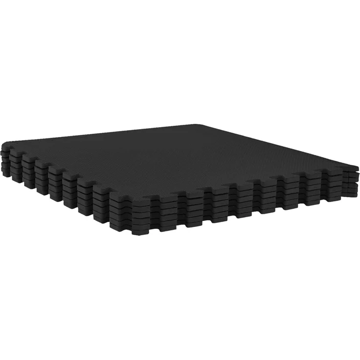 vidaXL Pool Bodenschutzmatte 40 Stk. Schwarz 14,4 m² EVA-Schaum 3433280 – Bild 4