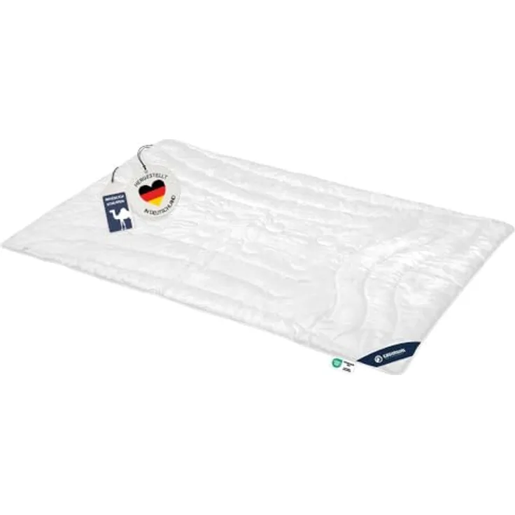 casimum Naturhaarbettdecke LUXUS Kamelhaardecke für Sommer, Winter, 4 Jahreszeiten, Füllung: 100% Kamelhaar, Bezug: 100% Baumwolle, Bettdecke 135x200, 155x220cm & weitere Größen, temperaturausgleichend