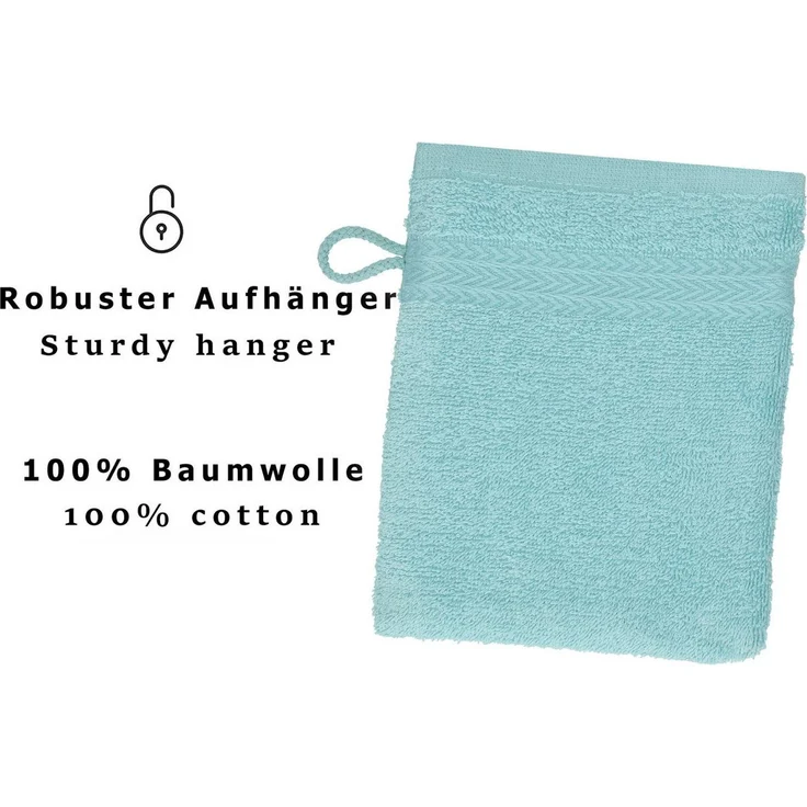 Betz Waschhandschuh 10-tlg. PREMIUM Größe 16 cmx21 cm, Baumwolle (Set, 10-St), 100% baumwolle – Bild 3