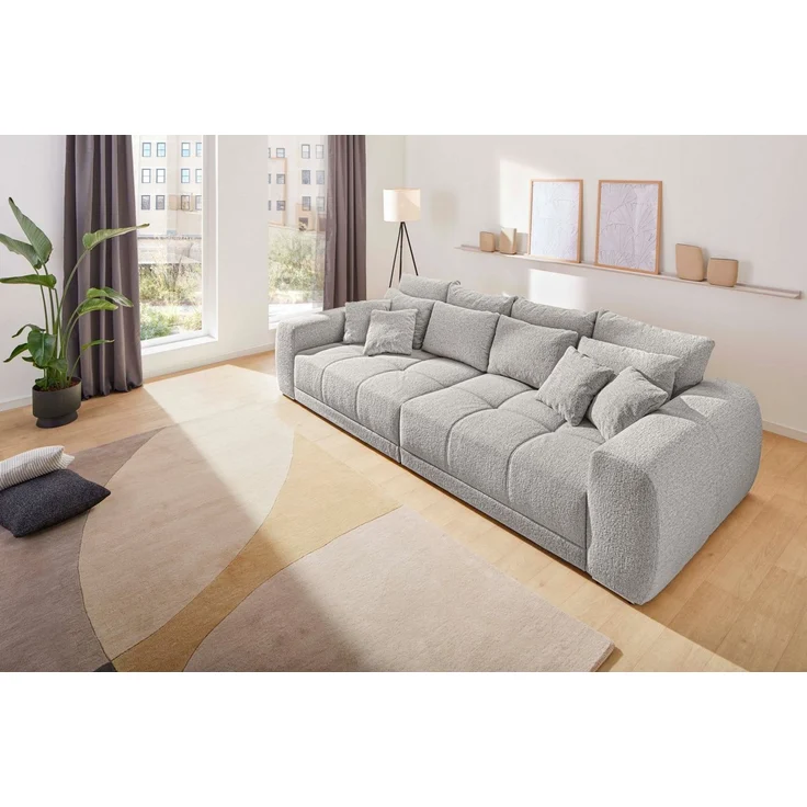 Jockenhöfer Gruppe Big-Sofa Moldau, B. 306 cm, mit Federkernpolsterung, Liegefläche 120x240 cm, Mega-Sofa im XXL-Format, Federkern, 12 Kissen – Bild 1