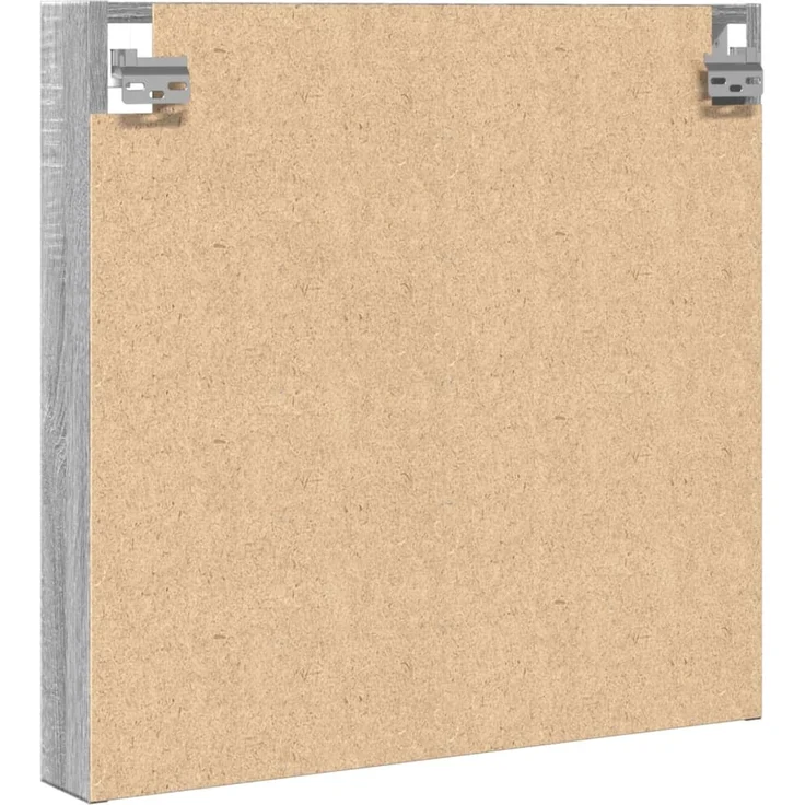 vidaXL Vitrinenschrank Grau Sonoma 60x8,5x58 cm Holzwerkstoff 847966 – Bild 5