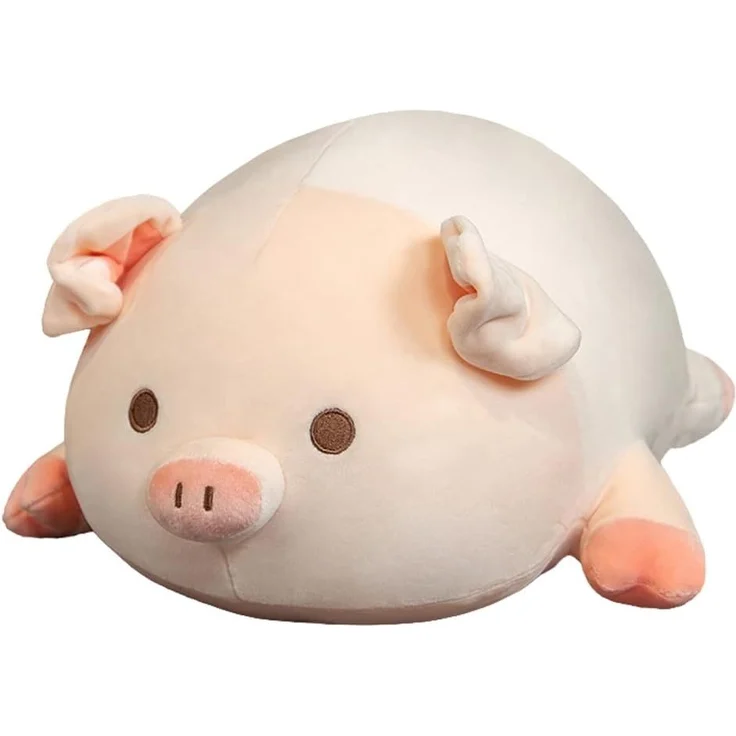 1 Stück – Plüschkissen in Schweinchenform, süßes Kuschelkissen, Geschenk für Kinder, 40 cm – Bild 1