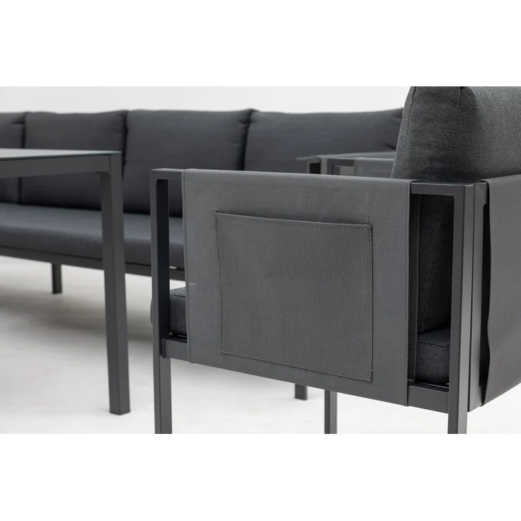 Gardissimo SORRENT Alu Ecklounge mit 3 Sesseln Gartenmöbel Set Gruppe – Bild 8