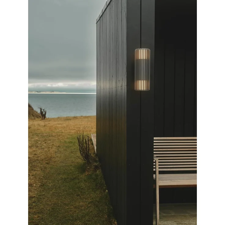 Nordlux up down Wandleuchte Aludra Seaside anthrazit Alu IP54 2xE27 – Bild 4