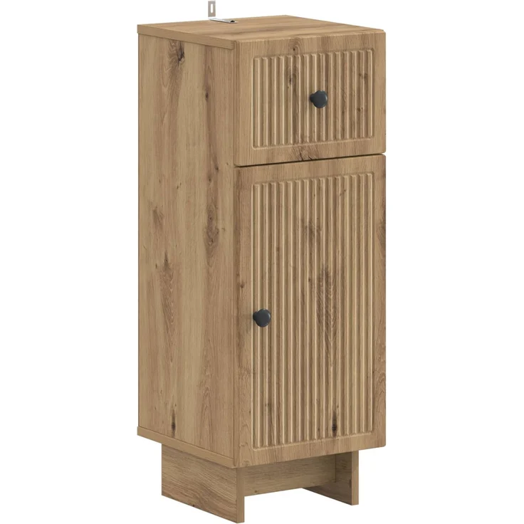 vidaXL 3-teiliges Badezimmer-Schranksystem EDE 3 stk. Artisan-Eiche 3417989 – Bild 3
