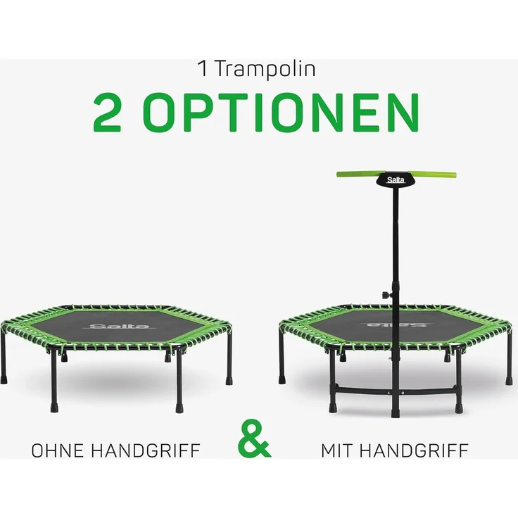 Salta Trampoline Unisex Jugend Fitness Trampoline - Inklusive Griffstange - 128cm – Bild 4