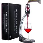 Dimono Dekanter Magic Wein Dekanter – Luxus Weindekanter mit Belüfter & Ausgiesser, (Luxus, Wein-Dekanter), Ausgießer