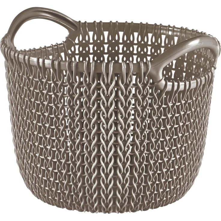 CURVER Korb Knit Rund 3L in braun