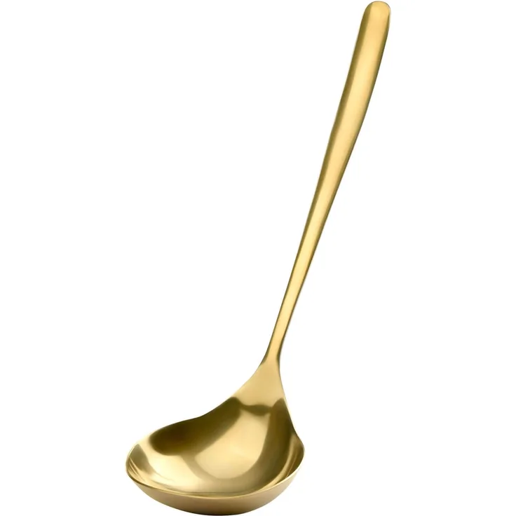 Schöpflöffel Edelstahl gold