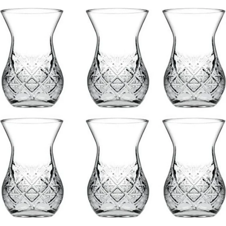 Pasabahce Auflaufform Pasabahce Timeless Teeglas 6er Set, Glas – Bild 1