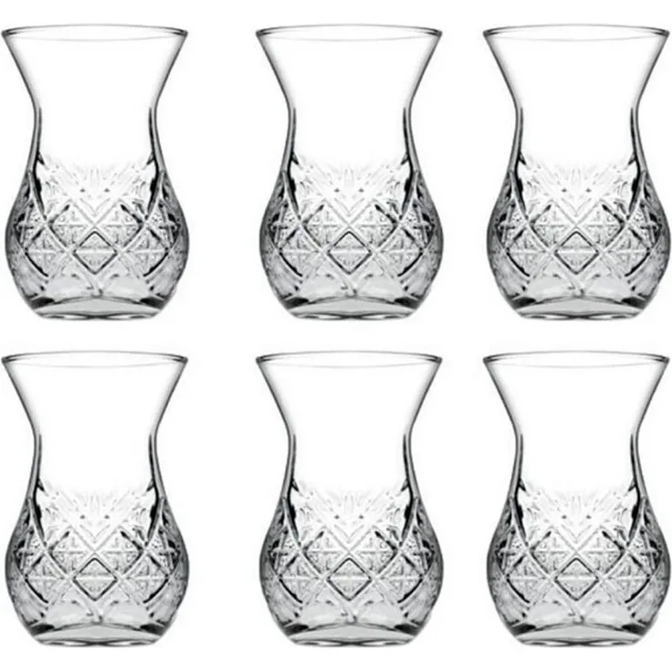 Pasabahce Auflaufform Pasabahce Timeless Teeglas 6er Set, Glas