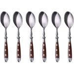 Kaffeelöffel 6 Stück Serie Nürnberg BRAUN