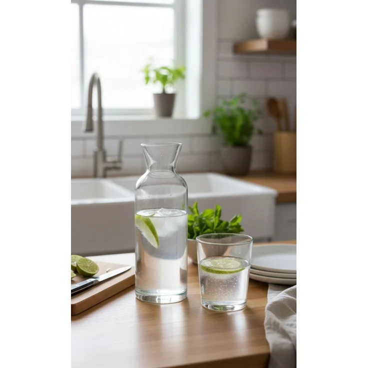 Hermia Concept 'PB-43814' Gläser-Set (2-teilig), Transparent, 6,5 x 6,5 x 20 cm, 700 ml – Bild 1