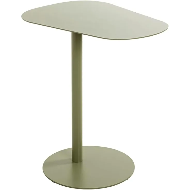 HAKU Möbel Beistelltisch, Metal, Grün, T 38 x B 53 x H 60 cm