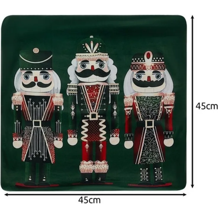 Ruhhy Kissenbezug Plüschkissenbezug Weihnachtsbezug, (1 Stück), Sorgfältig eingenäht für schnelles Be- und Abziehen