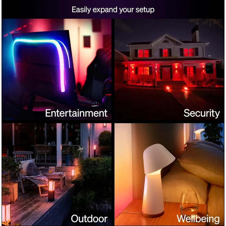 Philips Hue LED-Leuchtmittel Essential White & Color Ambiance smarte Lampe, E27, 1 St, Farbwechsler – Bild 7
