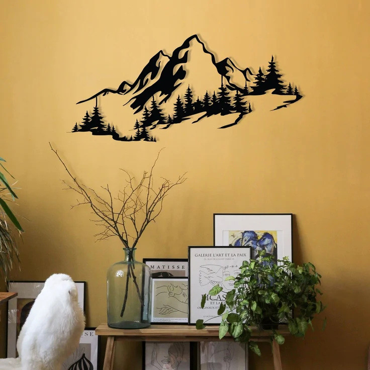 Wallity Wanddekoobjekt 100% METAL (Thickness: 1,2mm), 67 x 30 cm Z1787 – Bild 5