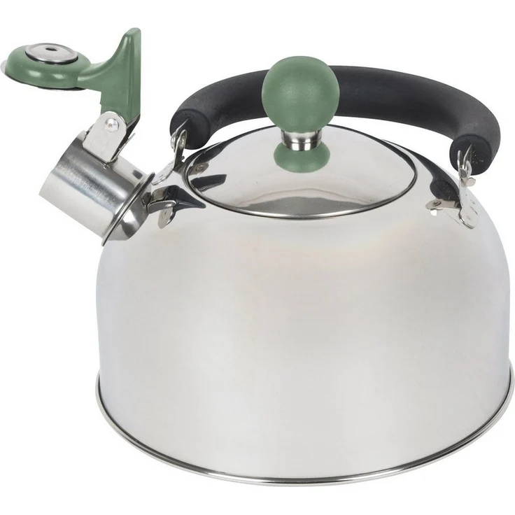 Bo-Camp Teekanne Camping Wasserkocher Trend 1 Flötenkessel, Teekessel Edelstahl 1,2 L – Bild 3