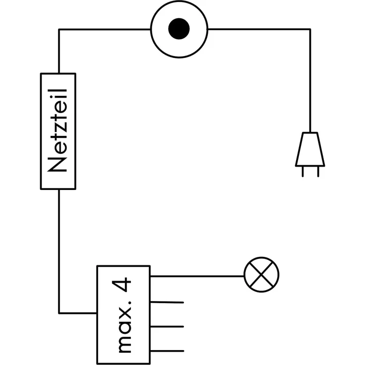 kalb Aufbauleuchte LED Schrankbeleuchtung Schwebetür Aufbauleuchte silbergrau 600mm, 3er Set neutralweiß, neutralweiß – Bild 4