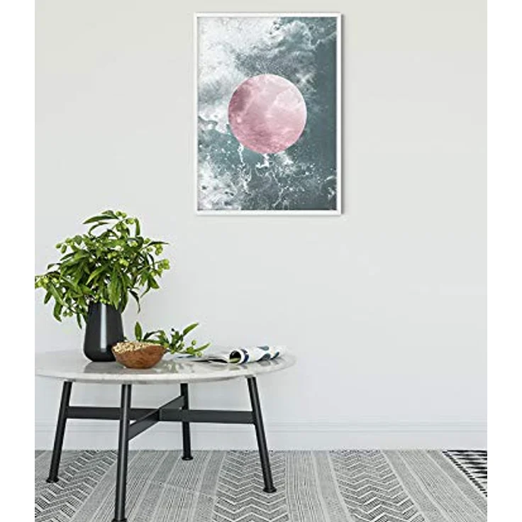 Komar Solum Aqua Wandbild, Kunstdruck auf Premium-Poster Fotopapier, seidenmatt, 30 x 40 cm, ohne Rahmen, für Wohnzimmer und Schlafzimmer – Bild 2