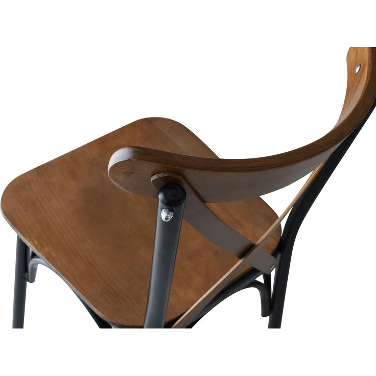 Skye Decor 'Ahşap Ekol - 261 V4' Stuhlset (4-teilig), Walnuss, 42 x 84 x 41 cm – Bild 6