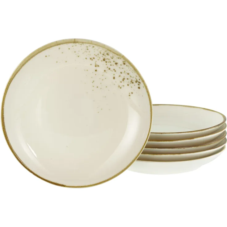 Nature Collection Creme, Dessertteller 6-tlg (mo)