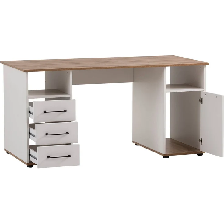 Schildmeyer Schreibtisch Jelda, in Landhausoptik, Holzdekor mit fühlbarer Struktur, Breite 150 cm – Bild 2