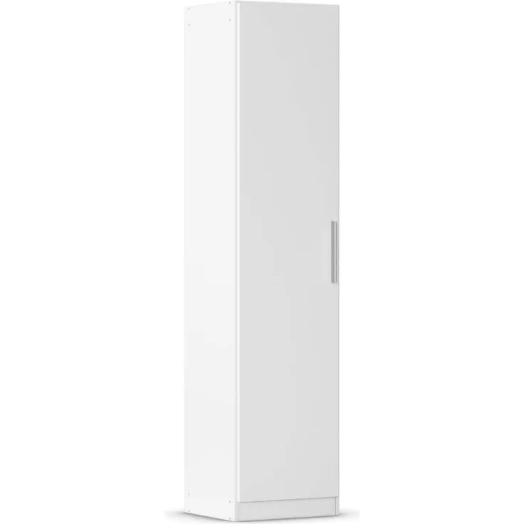 rauch Minosa, Schuhschrank, Garderobenschrank, 1-türig, mit 6 Einlegeböden, Farbe Weiß, BxHxT 47x197x41cm