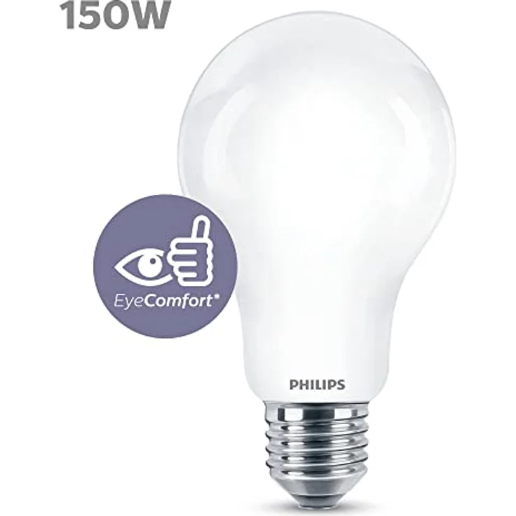 Philips LED Lampe Tropfen E27, 17,5 W - Warmweiß (2700K), entspricht 150 W, 2452 lm, EEK: A++ – Bild 4