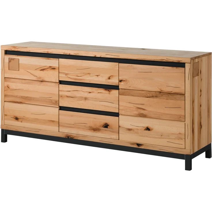 Sideboard Kernbuche 175 x 45 x 85 natur geölt VILLANDERS #109 – Bild 1